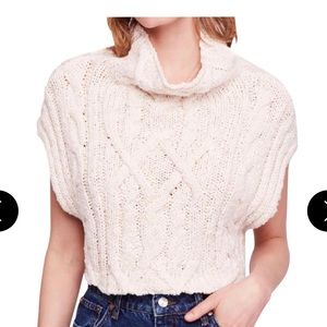 NWT Free People Cropped Sweater